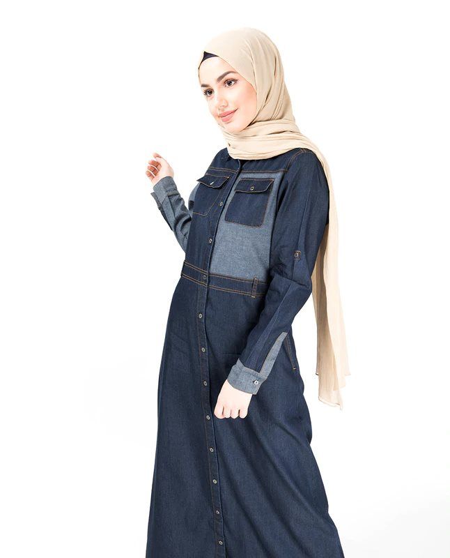 Denim abaya