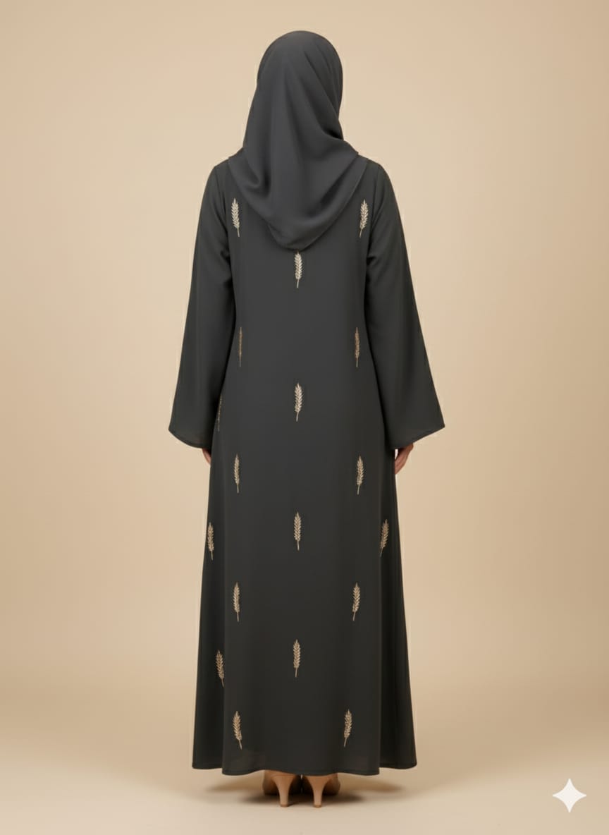 Umbrella Embroidery Design Firdous fabric Naqab