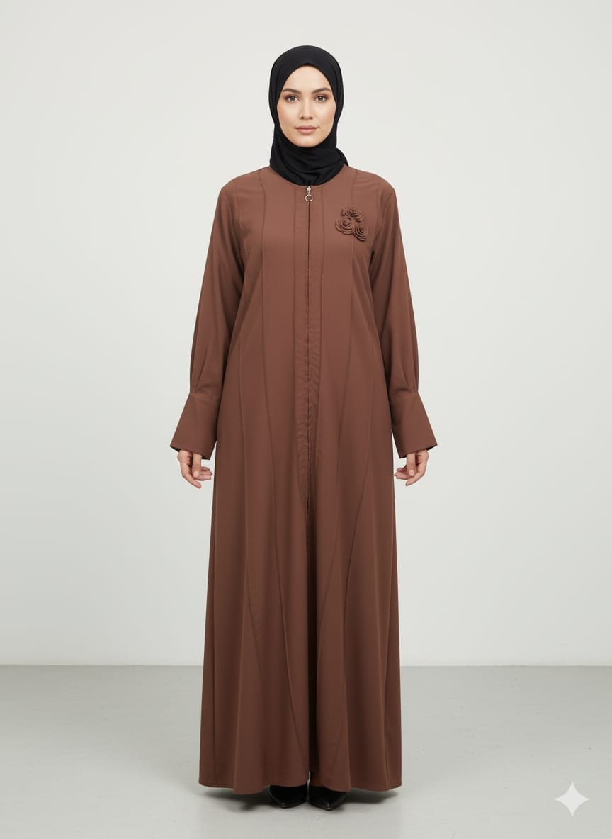 Aline With Zeep Design Firdous fabric Naqab