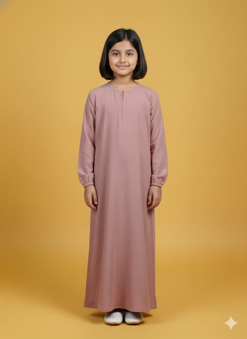 Kids Aline Design Soft Rinkal Fabric With Dupatta