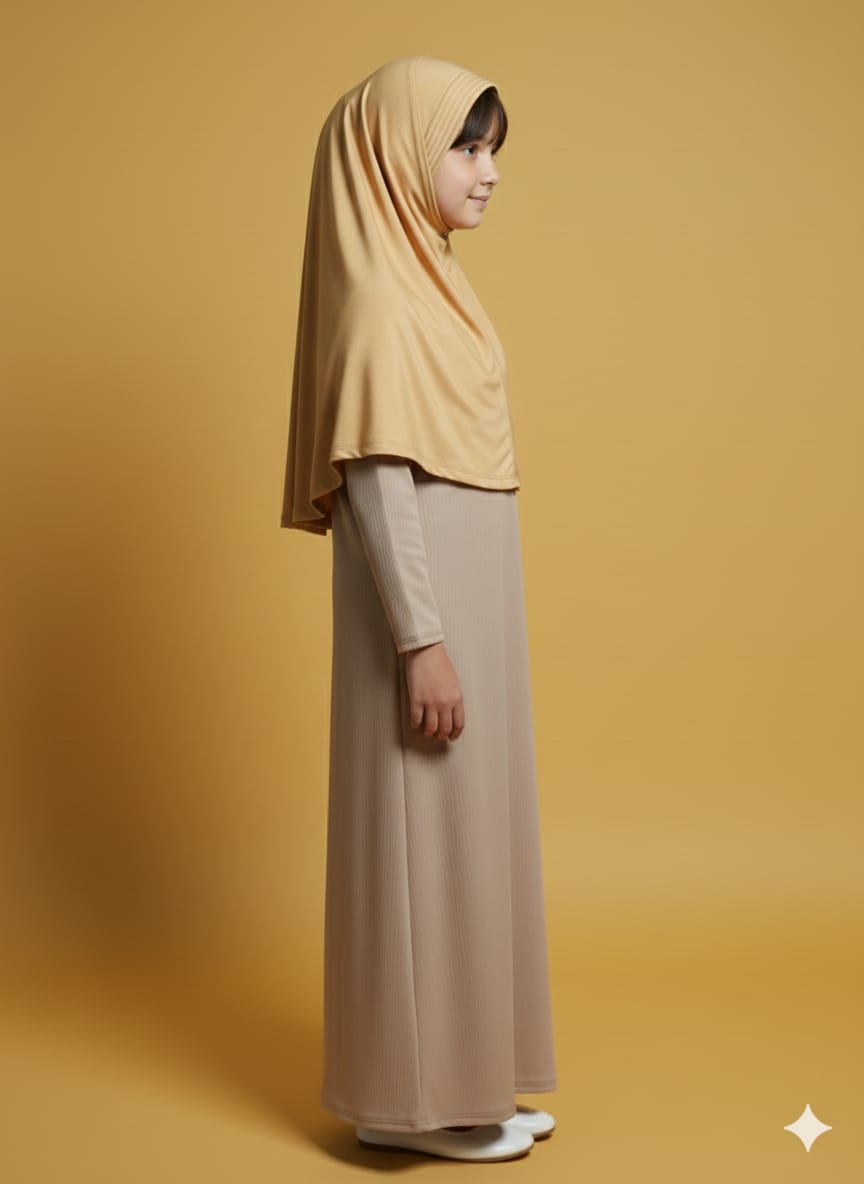 Kids Aline Naqab Zoom Fabric with Dupatta