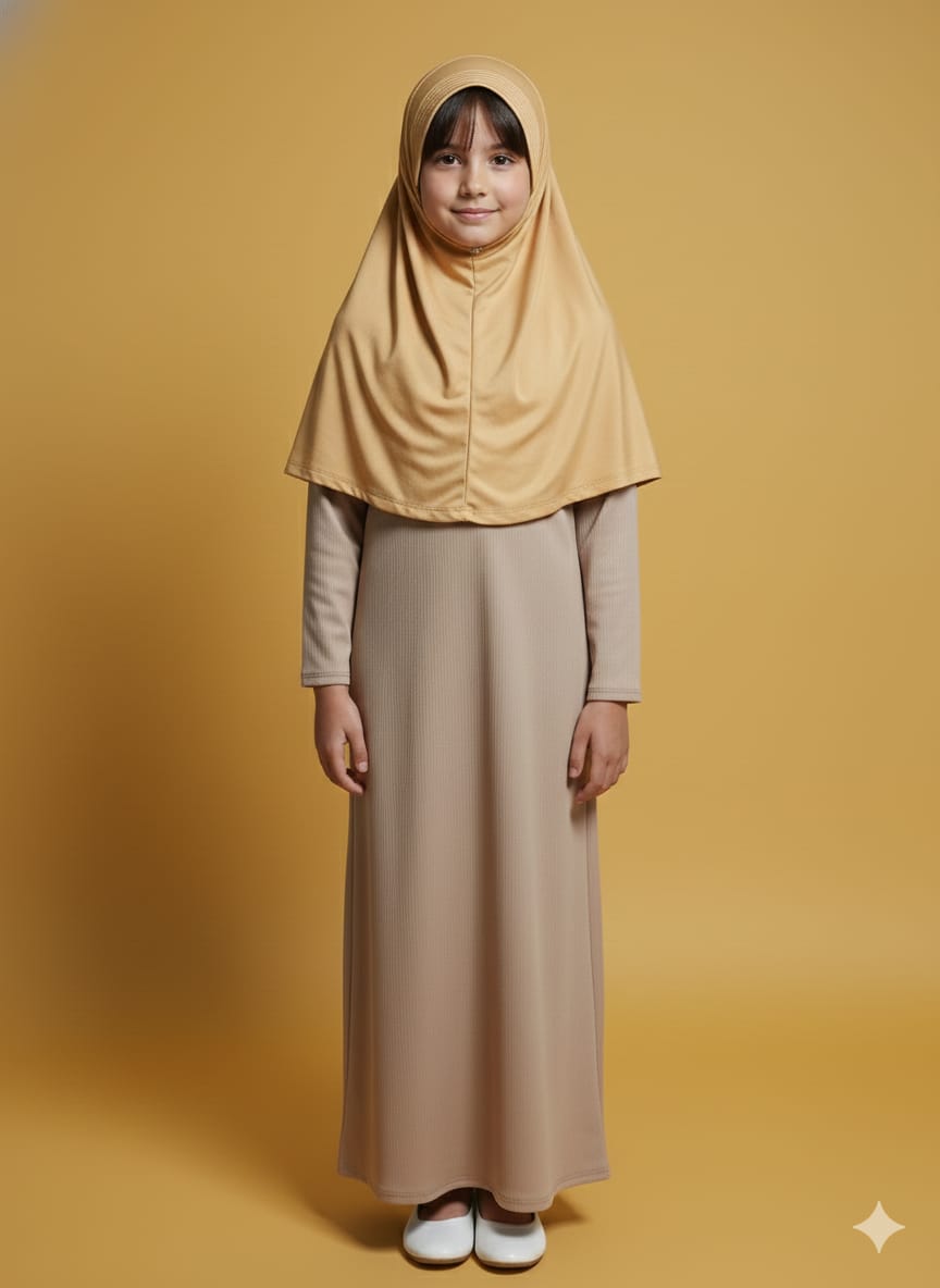 Kids Aline Naqab Zoom Fabric with Dupatta