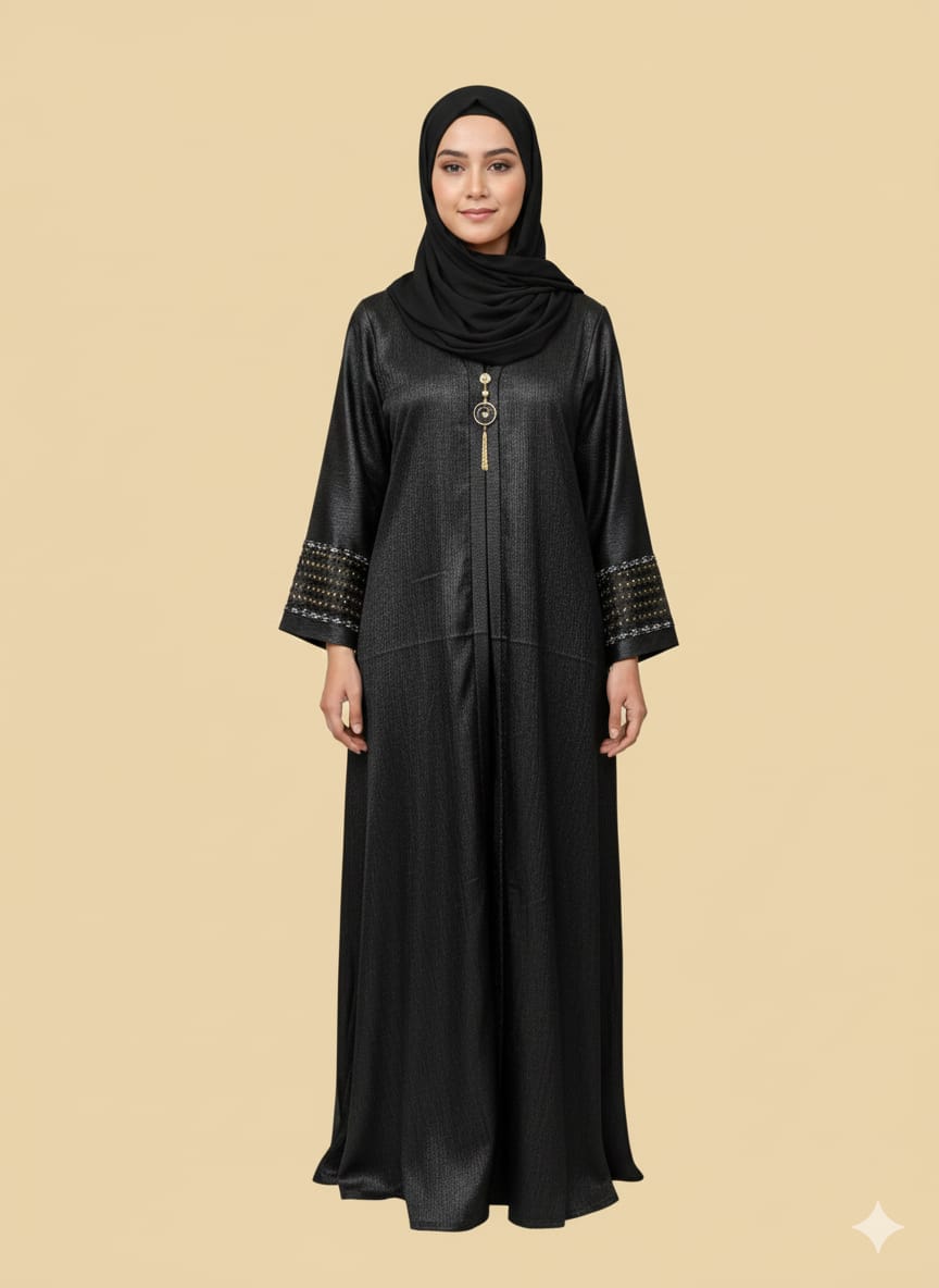 Aline design Zoom Pro fabric Naqab For women and  Girl Black Colour