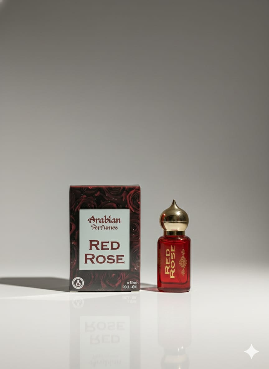 Arabian Red Rose Unisex Long Lasting Attar for Man EDP-12ml