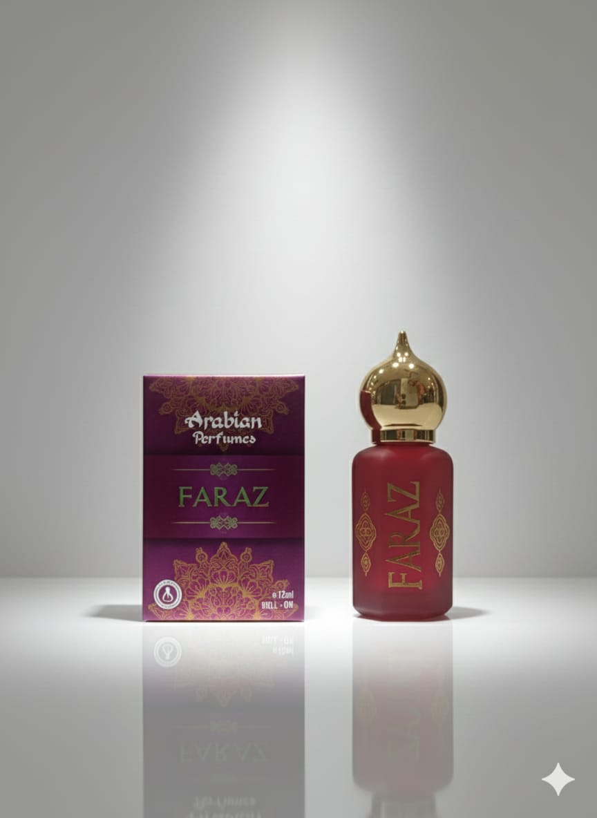 Arabian Faraz Unisex Long Lasting Attar for Man   EDP-12ml